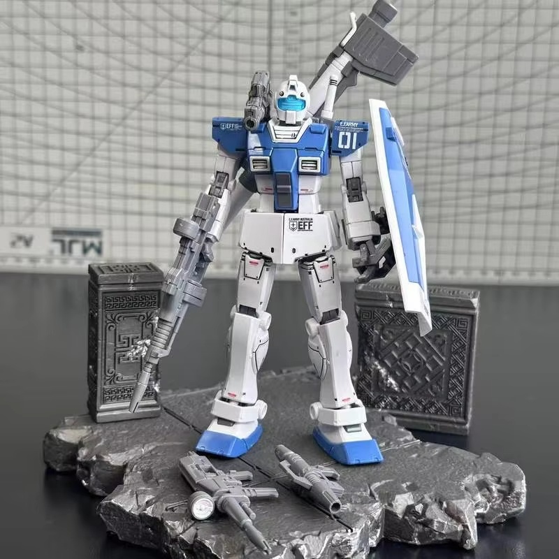 Model Kit Zaku - HG GTO GM White Dog Team