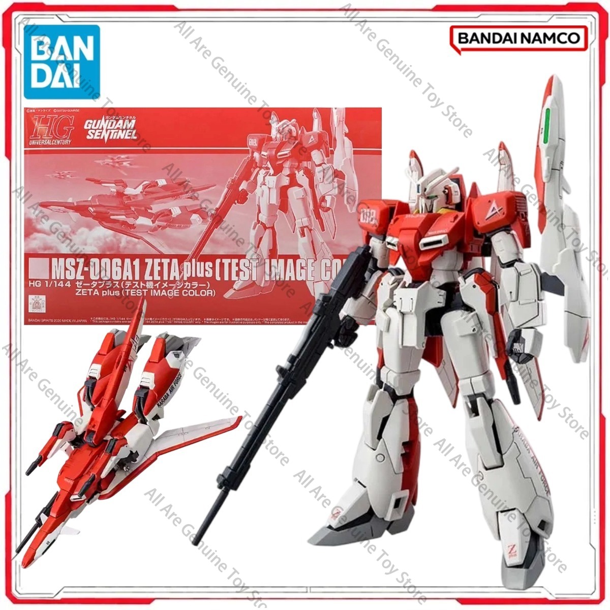 Model Kit Zeta Gundam - Genuine Bandai Original Gundam Model Kit
