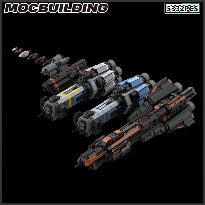 MOC Building Block Space Ship  - Model Kit Destroyer recension och pris