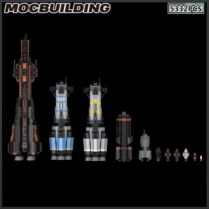 MOC Building Block Space Ship  - Model Kit Destroyer recension och pris