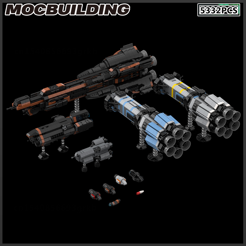 MOC Building Block Space Ship  - Model Kit Destroyer recension och pris