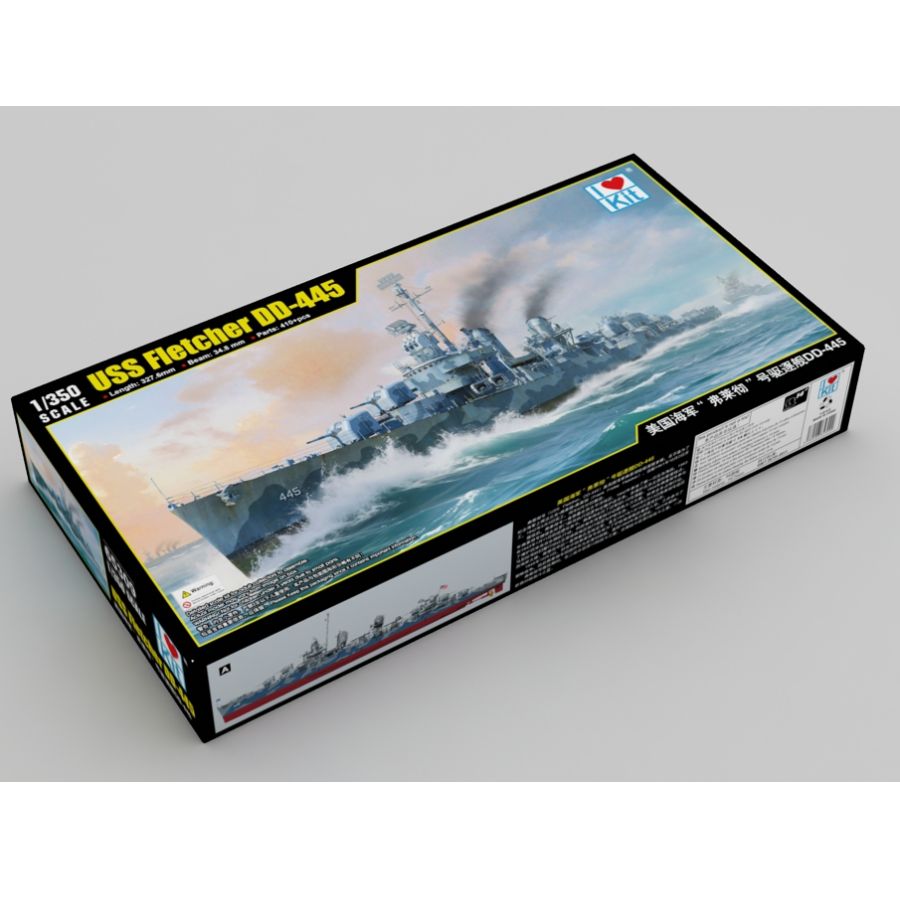 Fletcher DD-445 USS Destroyer  - Model Kit Destroyer recension och pris