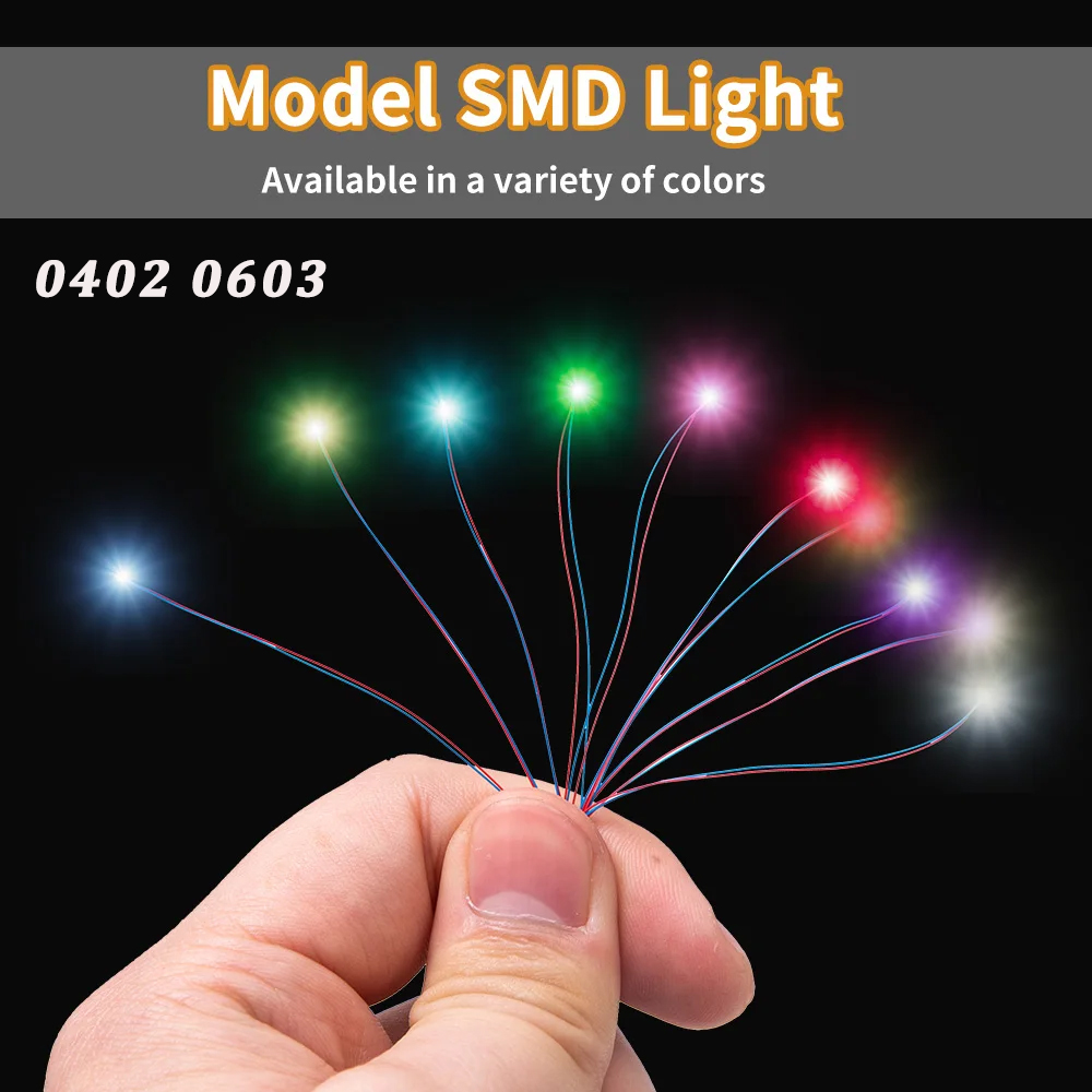 5PCS 3V LED 0402 0603 SMD Lamp - Model Kit Locomotive recension och pris