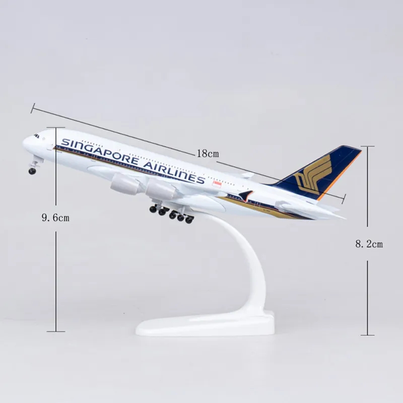 Metal Aircraft Airliner Model  - Model Kit Singapore recension och pris