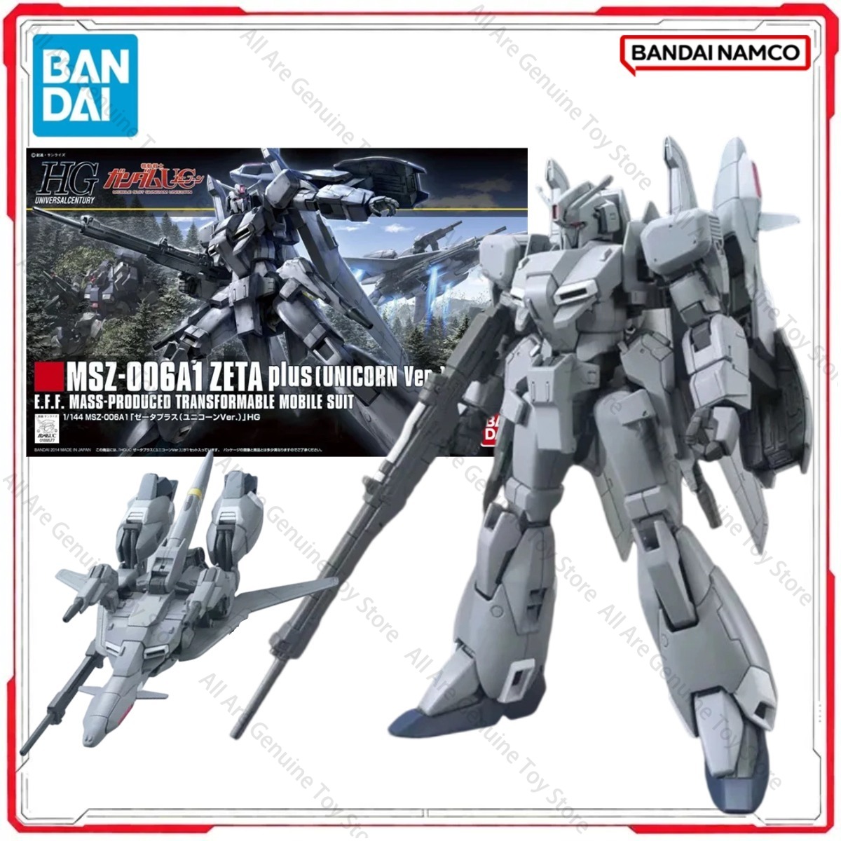 Genuine Bandai Original Gundam - Model Kit Zeta Gundam recension och pris