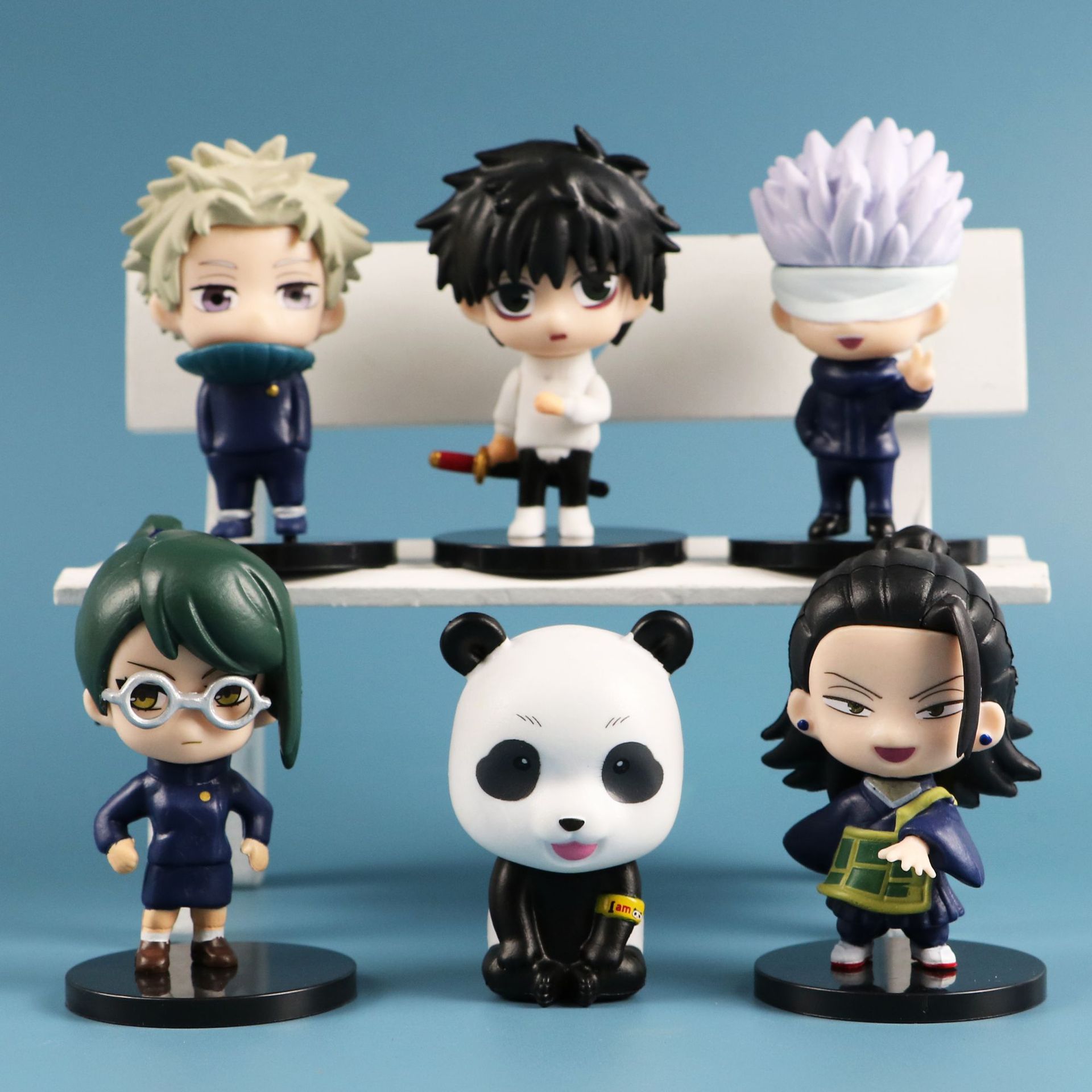 6Pcs/Set Cartoon Jujutsu Kaise - Model Kit Jujutsu Kaisen recension och pris
