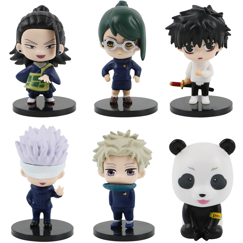 6Pcs/Set Cartoon Jujutsu Kaise - Model Kit Jujutsu Kaisen recension och pris