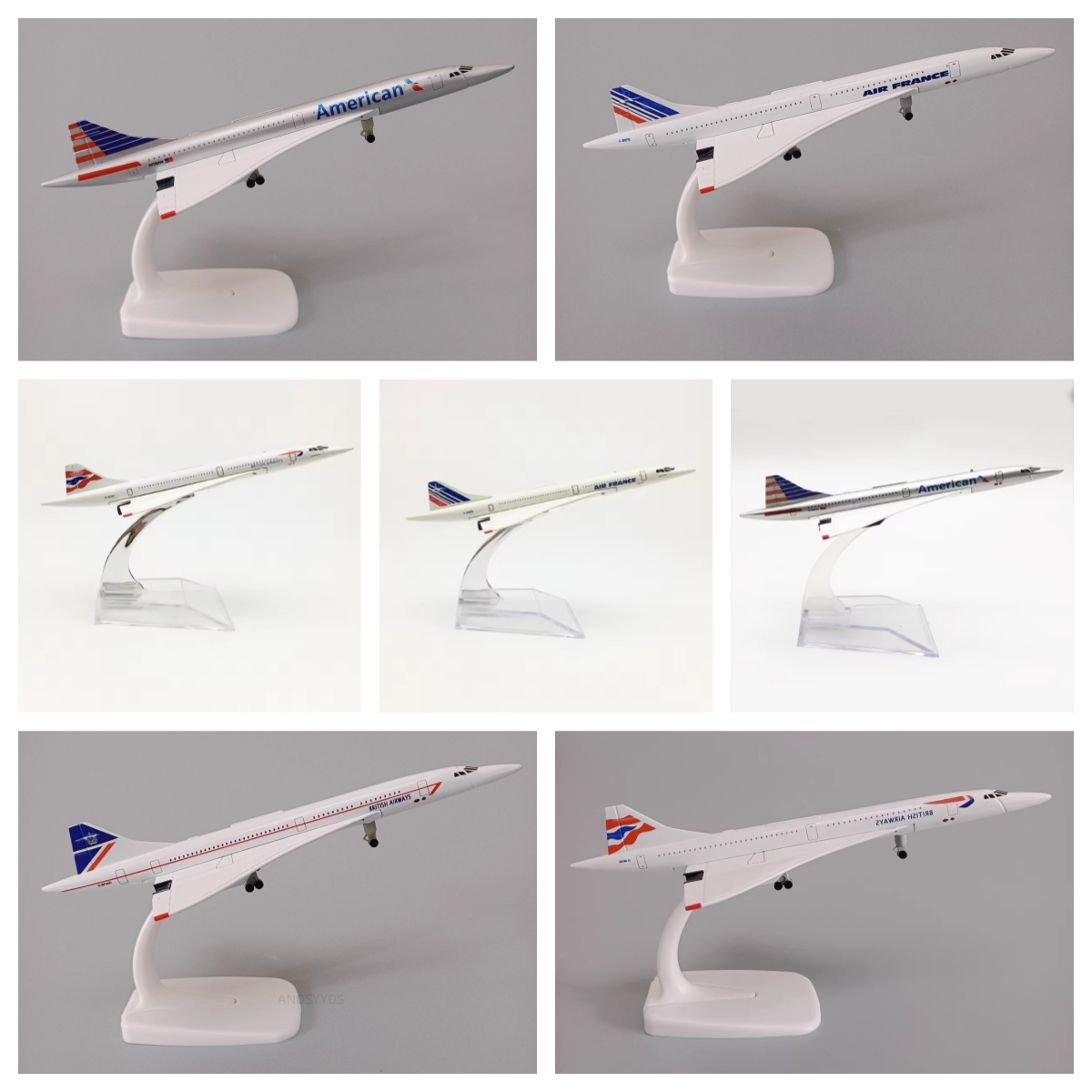 16/20cm Plane Model Concorde A - Model Kit Singapore recension och pris