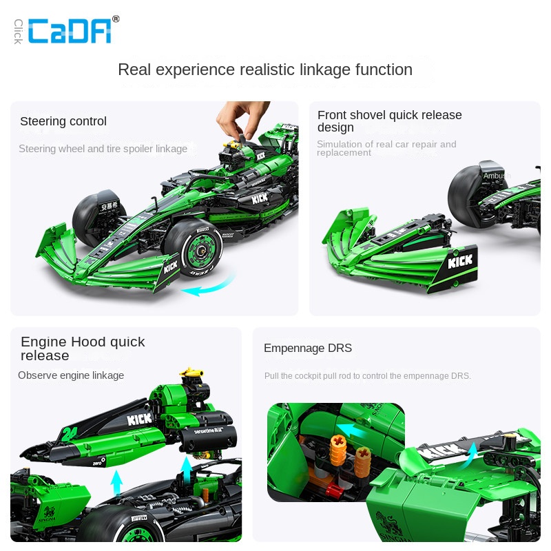Cada Sauber F1 Team C44 Formul - Model Kit Formula 1 recension och pris