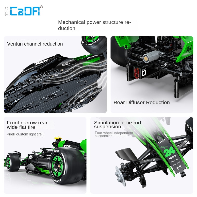 Cada Sauber F1 Team C44 Formul - Model Kit Formula 1 recension och pris