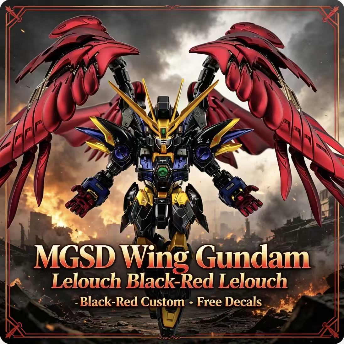 MGSD Wing Lelouch Color Scheme - Model Kit Third Party recension och pris
