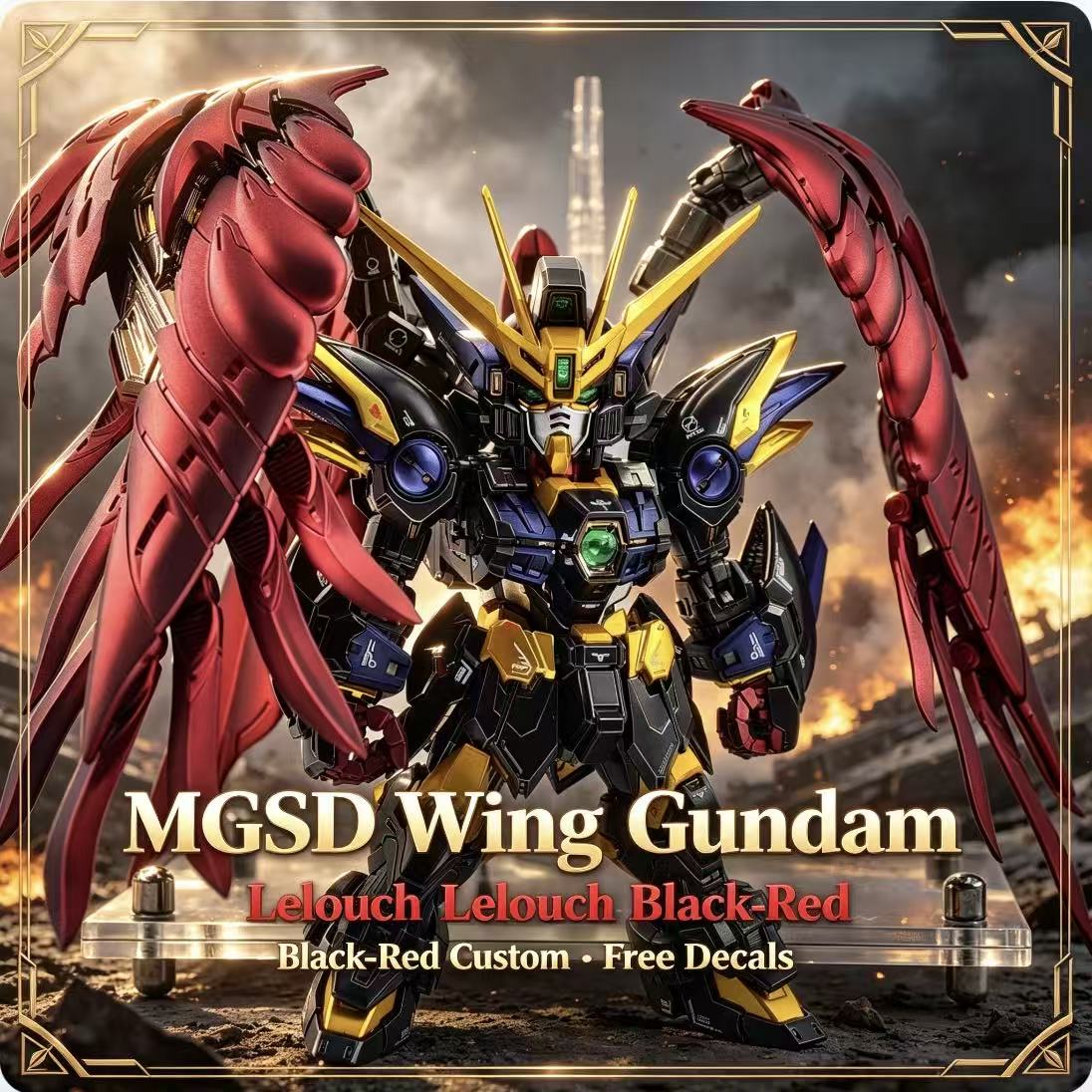 MGSD Wing Lelouch Color Scheme - Model Kit Third Party recension och pris