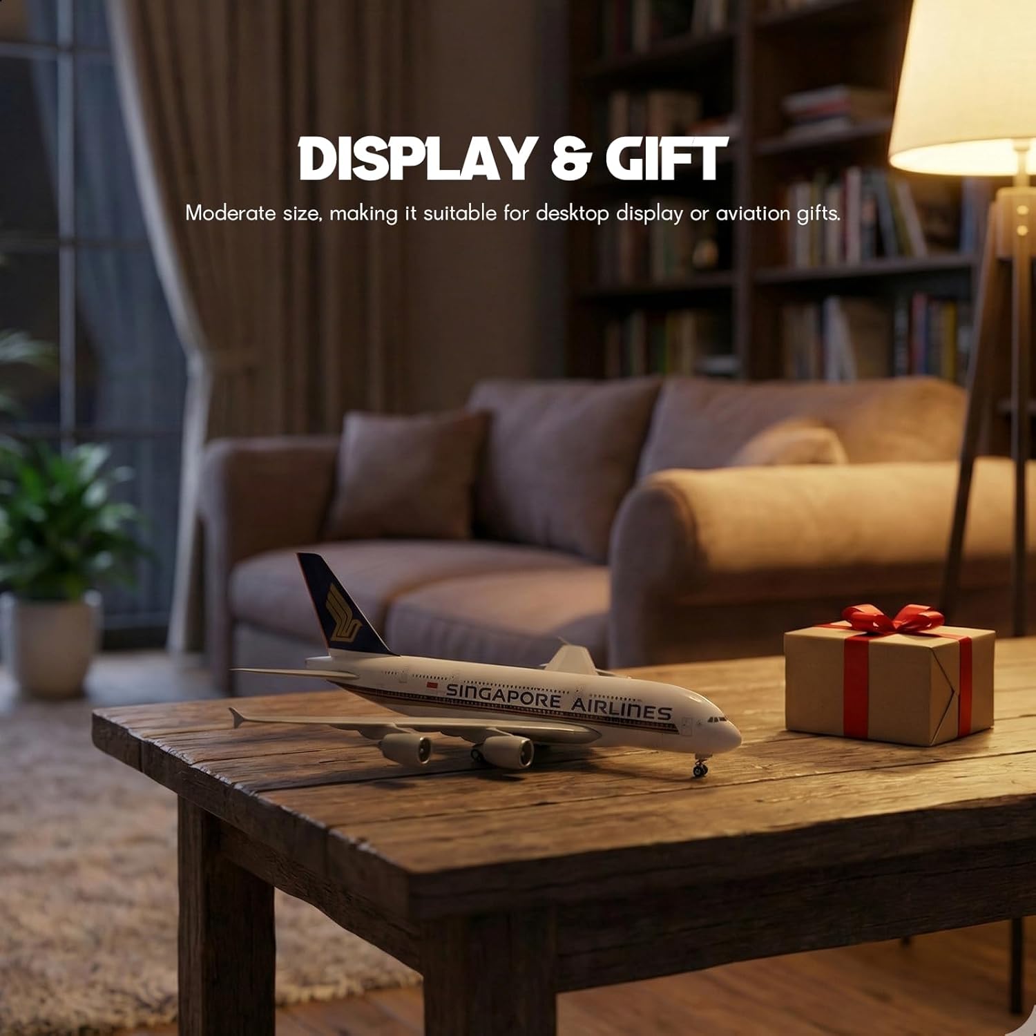 1/240 Singapore A380 Airplane  - Model Kit Singapore recension och pris