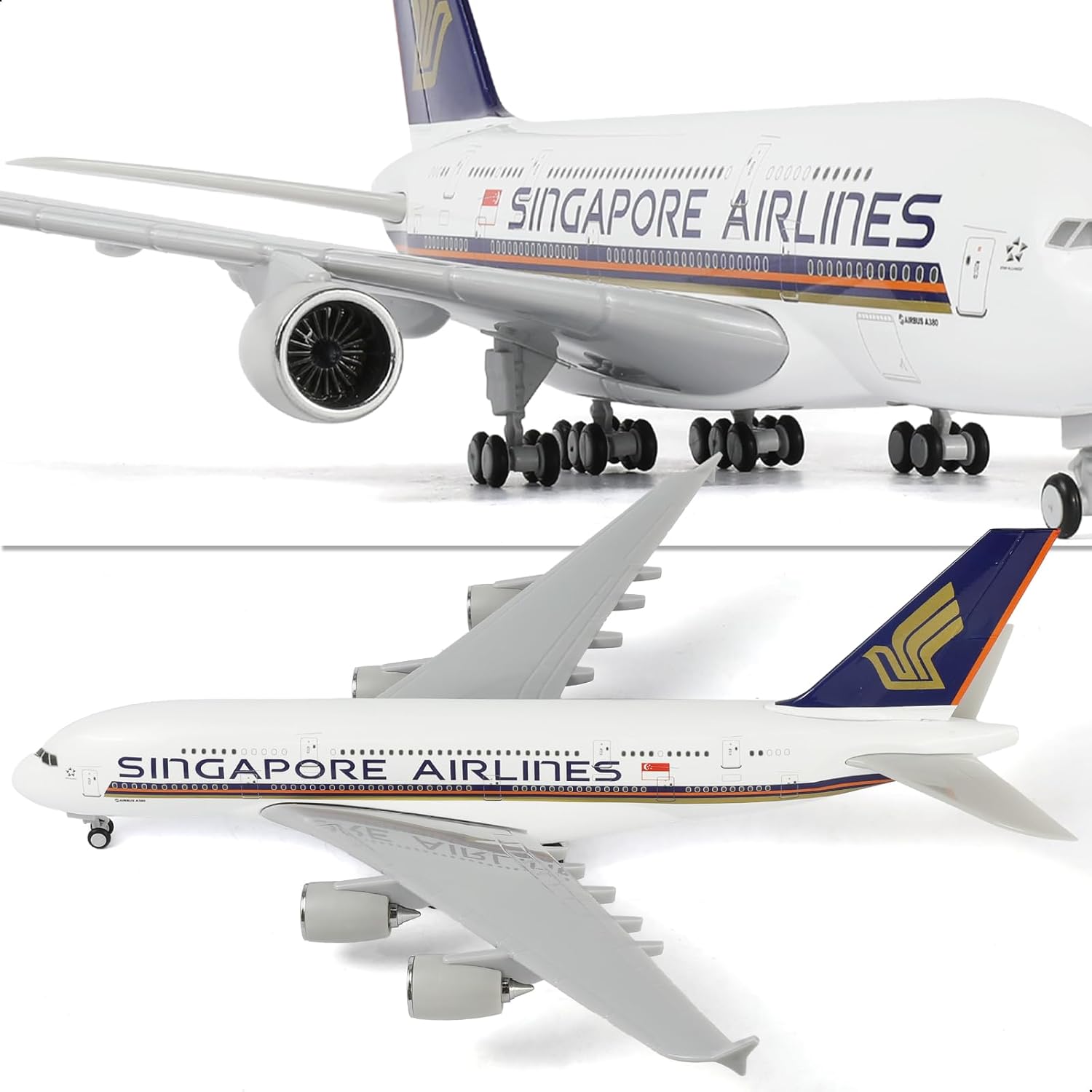 1/240 Singapore A380 Airplane  - Model Kit Singapore recension och pris
