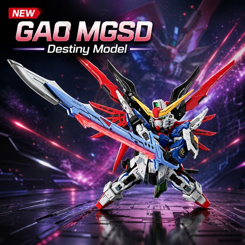 New GAO GAO Model MGSD ZGMF-X4 - Model Kit Code Geass recension och pris