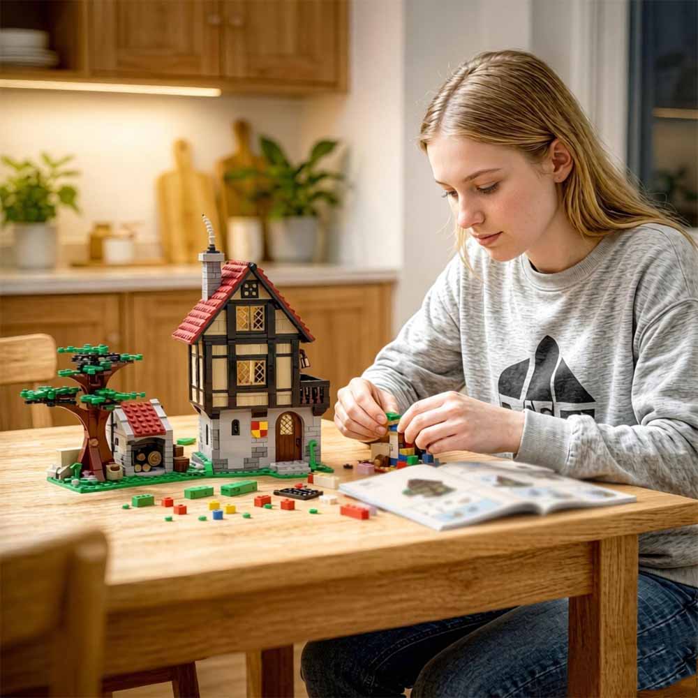 MOC-82740 Medieval House Build - Model Kit Companies recension och pris