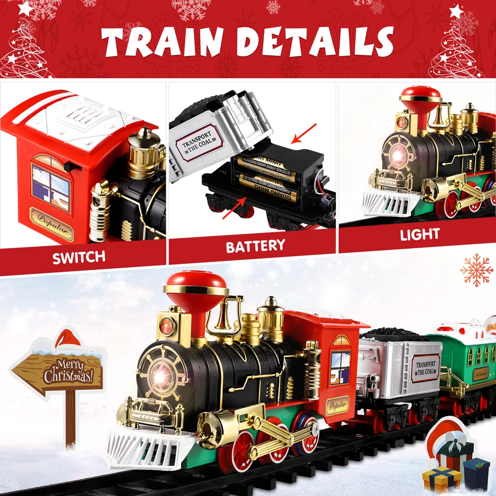 Christmas Train Set Festive Mi - Model Kit Locomotive recension och pris