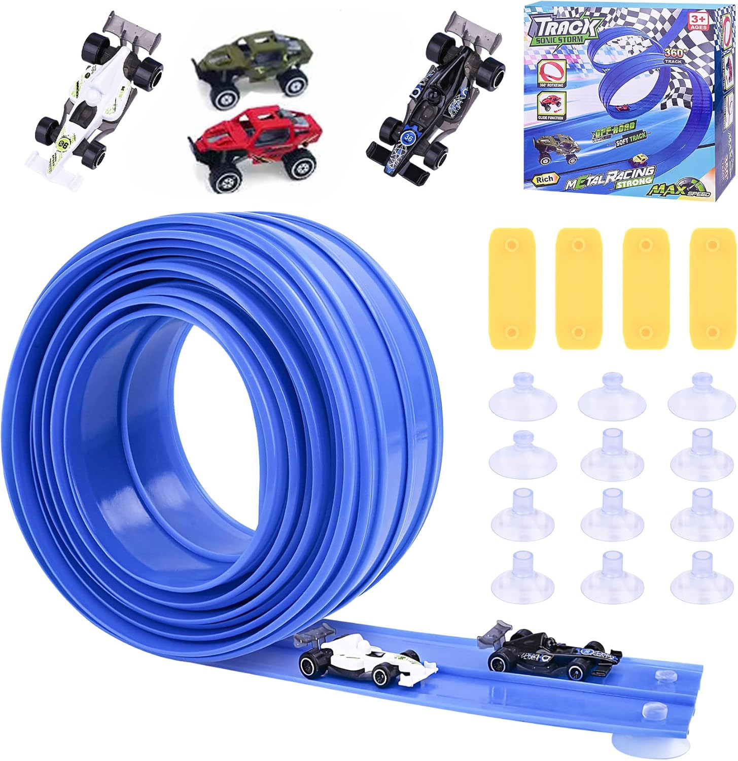 Flexible Race Track Set with 4 - Model Kit Formula 1 recension och pris