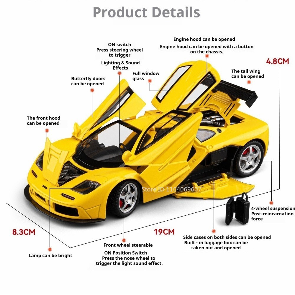 1:24 LM P1 Miniature Model Spo - Model Kit Formula 1 recension och pris