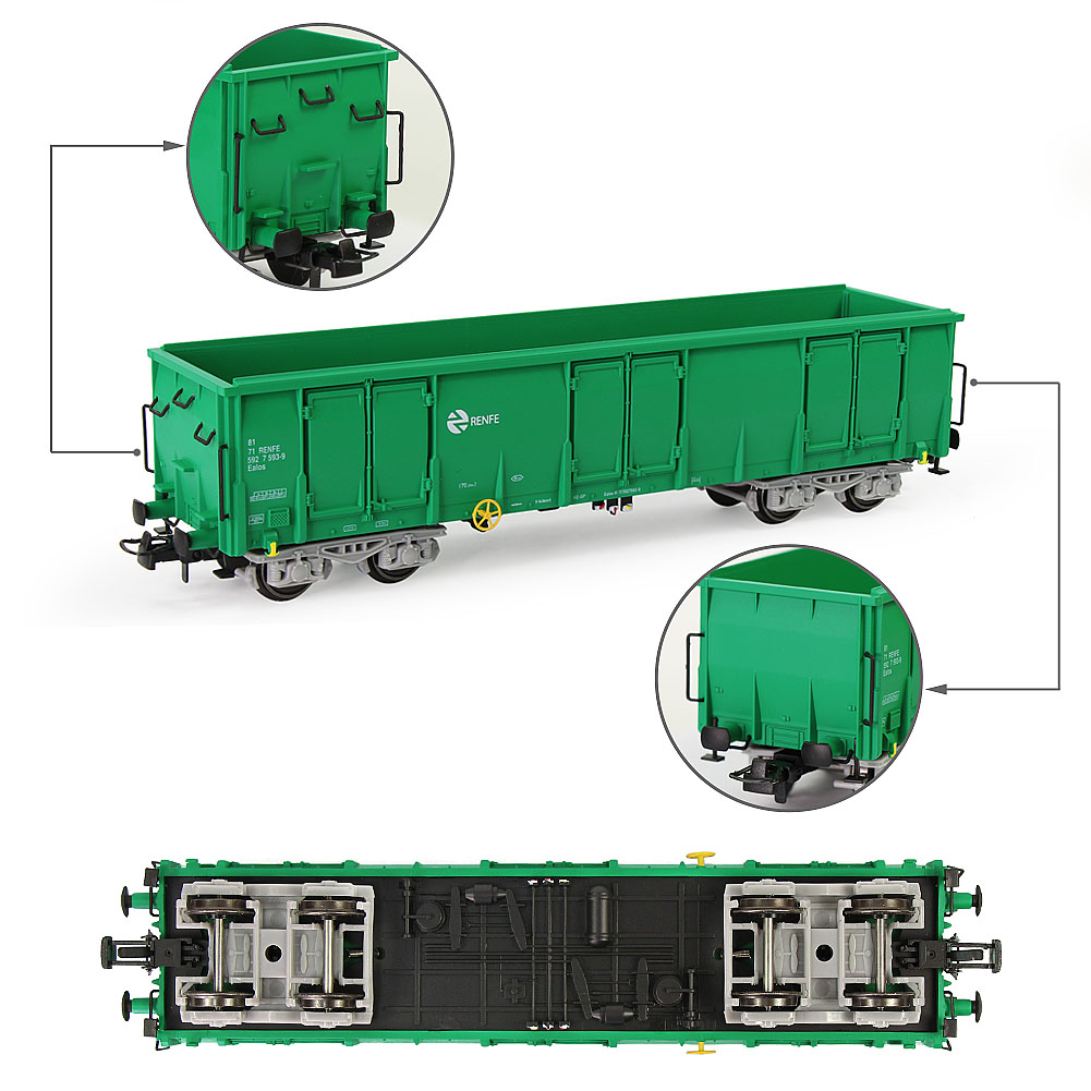 Evemodel 1pc/2pcs HO Scale 1:8 - Model Kit Locomotive recension och pris