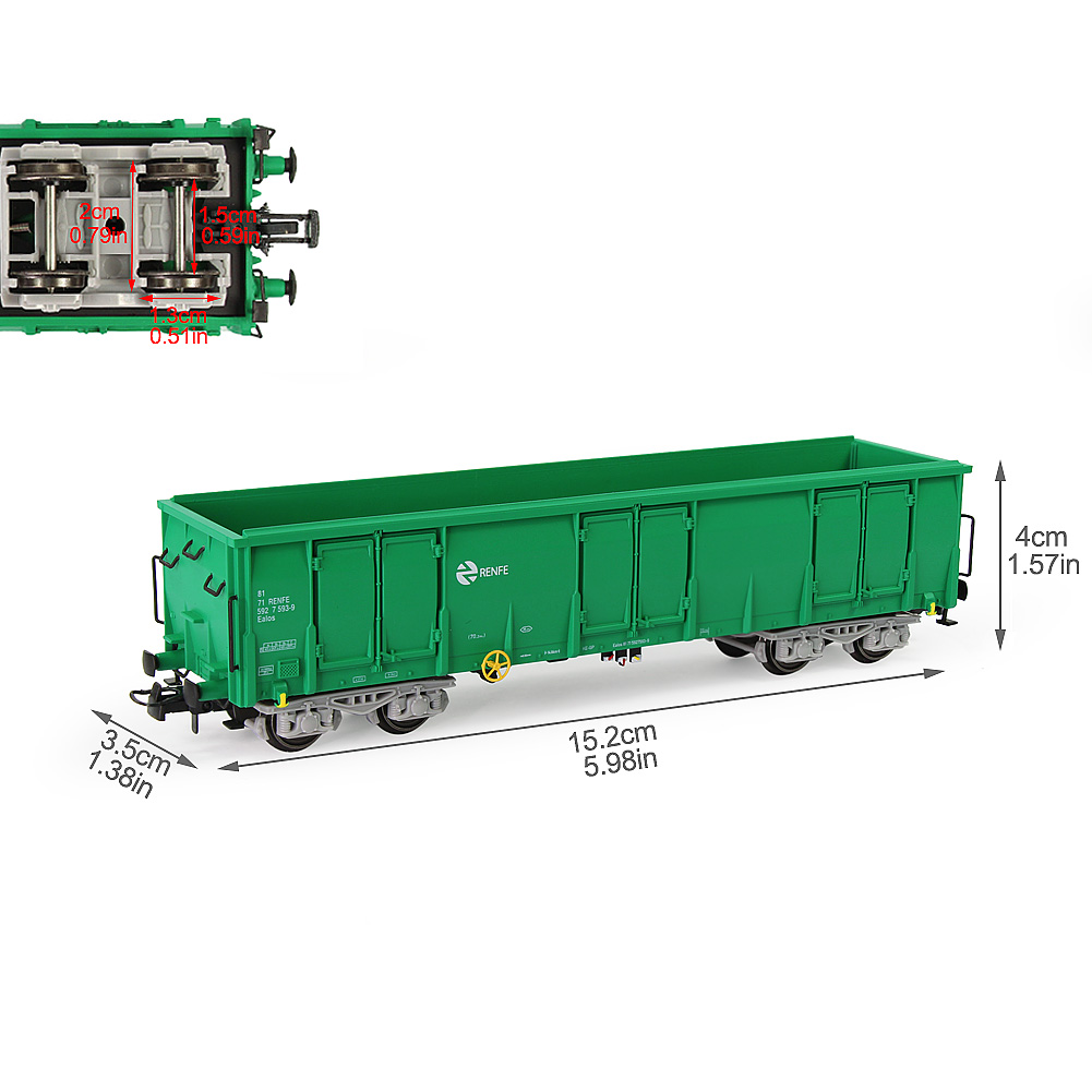 Evemodel 1pc/2pcs HO Scale 1:8 - Model Kit Locomotive recension och pris