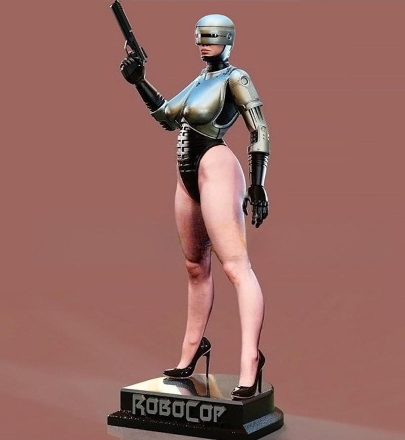 1/24 Scale Die-Cast Resin Figu - Model Kit Robocop recension och pris