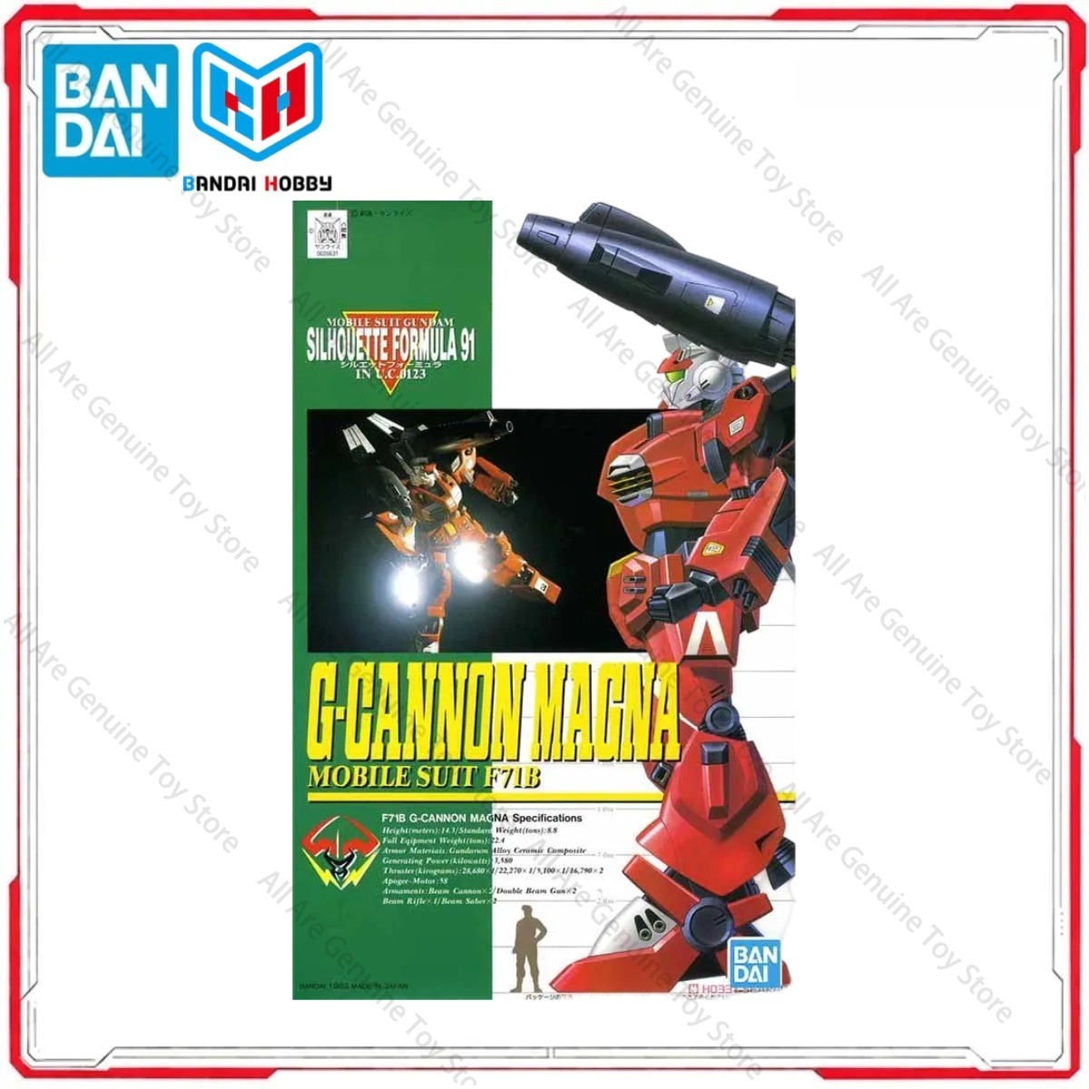 Genuine Bandai Original Gundam - Model Kit Formula 1 recension och pris