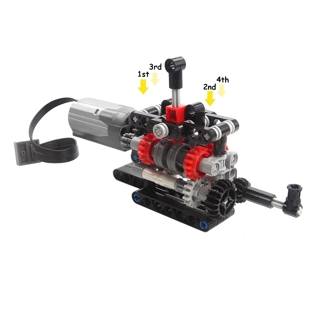 MOC High-tech 4 Speeds Gearbox - Model Kit Companies recension och pris