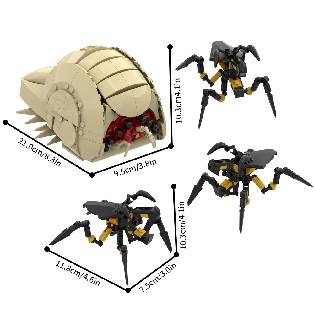 MOC Starship Trooper Brain Wor - Model Kit Robocop recension och pris