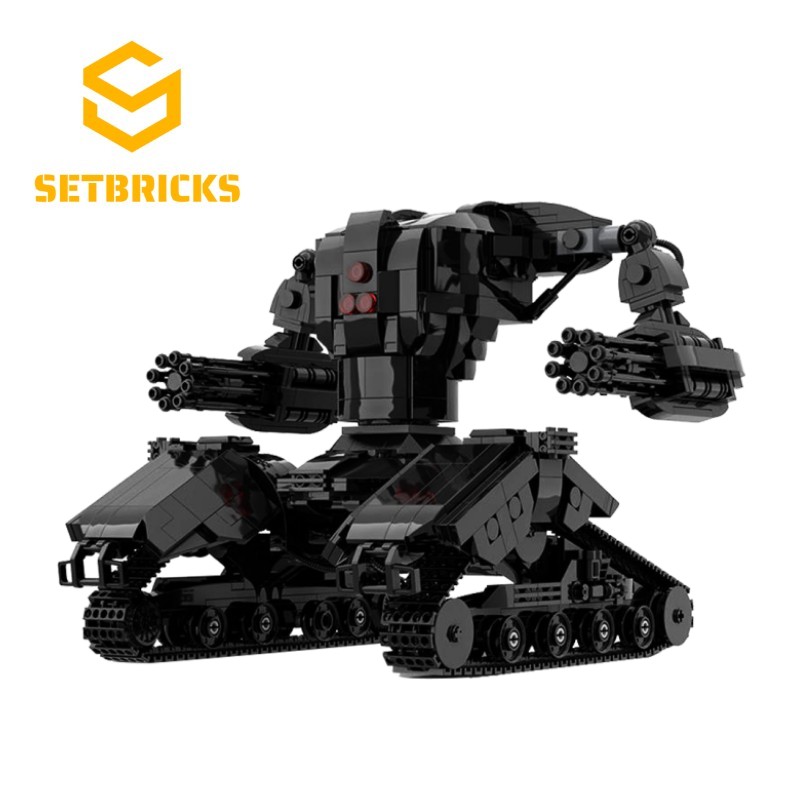 SETBRICKS MOC Mech Tank Hunter - Model Kit Robocop recension och pris