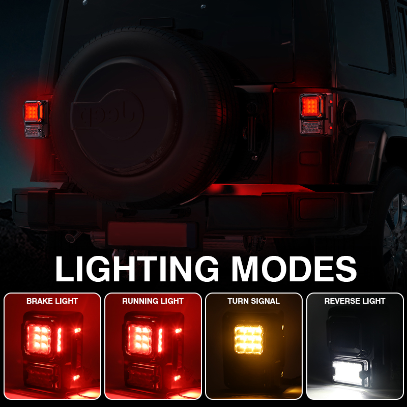 LED Tail Light Assembly For Je - Model Kit Jeep recension och pris