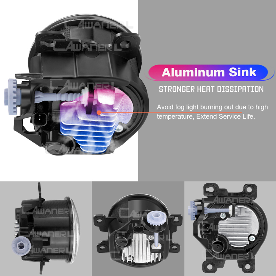 2 X Car Angel Eye LED Fog Ligh - Model Kit Jeep recension och pris