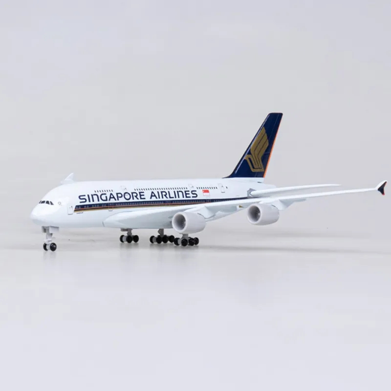 20cm Metal Plane Toy A380 Sing - Model Kit Singapore recension och pris