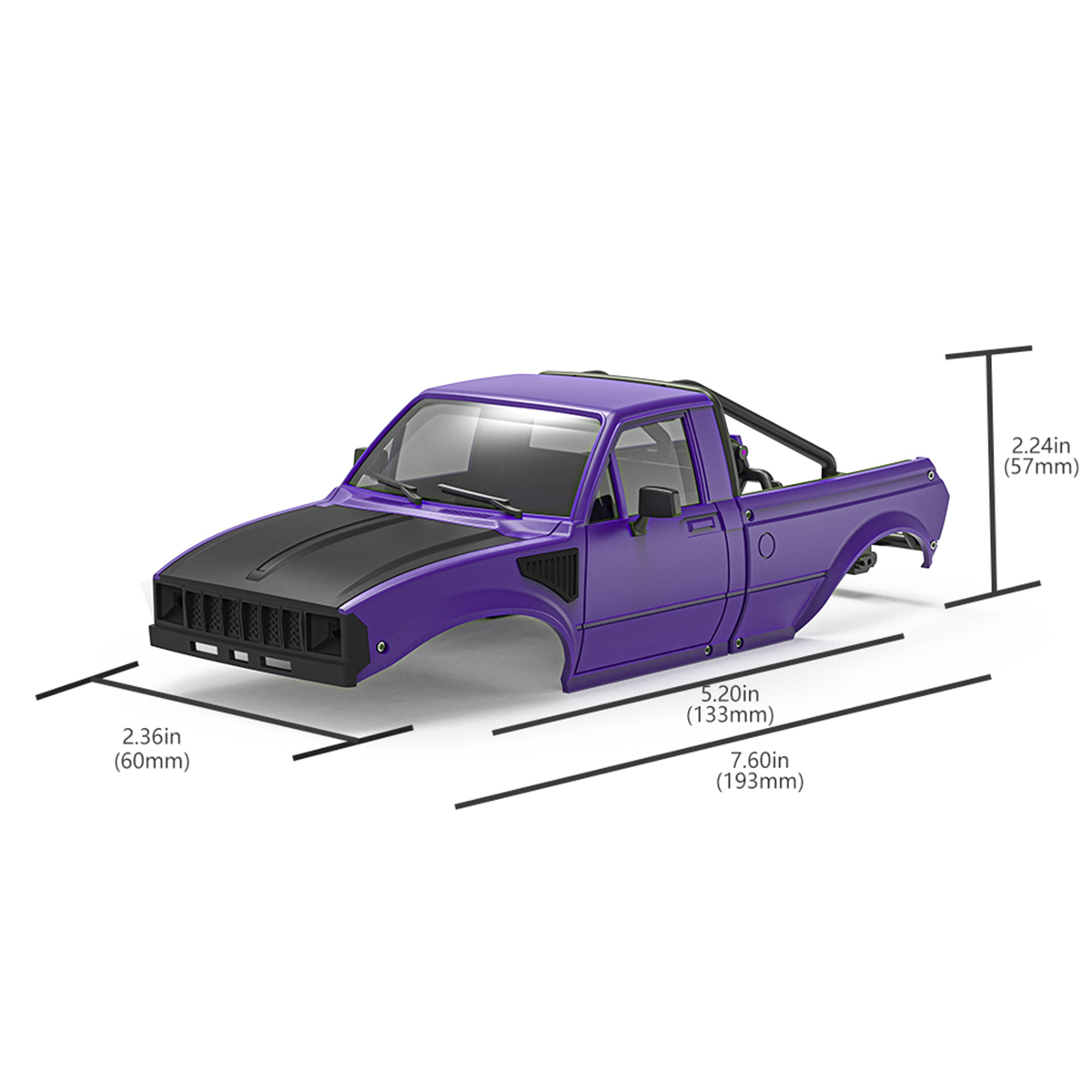 IR60-24 133mm Wheelbase Pickup - Model Kit Jeep recension och pris