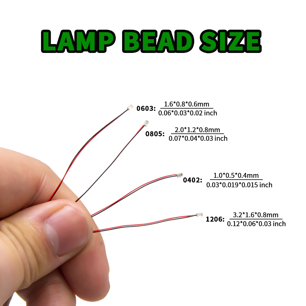 10pcs/Set Micro LED Lamp Chips - Model Kit Locomotive recension och pris