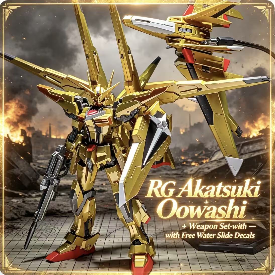 RG41 1/144 ORB-01 Akatsuki Oow - Model Kit Code Geass recension och pris