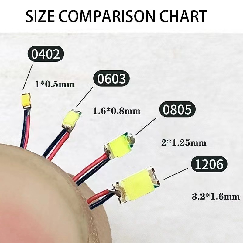 10Pcs 0402 0603 0805 1206 SMD  - Model Kit Locomotive recension och pris